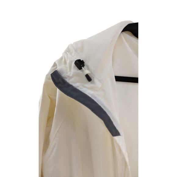 Koppen Spring White Jacket Windbreaker Coat Size Medium - Picture 4 of 11